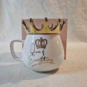 Luxe England - Queen of Everything - 12oz Crown Cup Mug